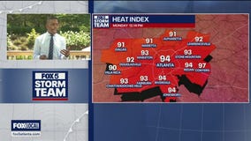 Monday midday weather forecast