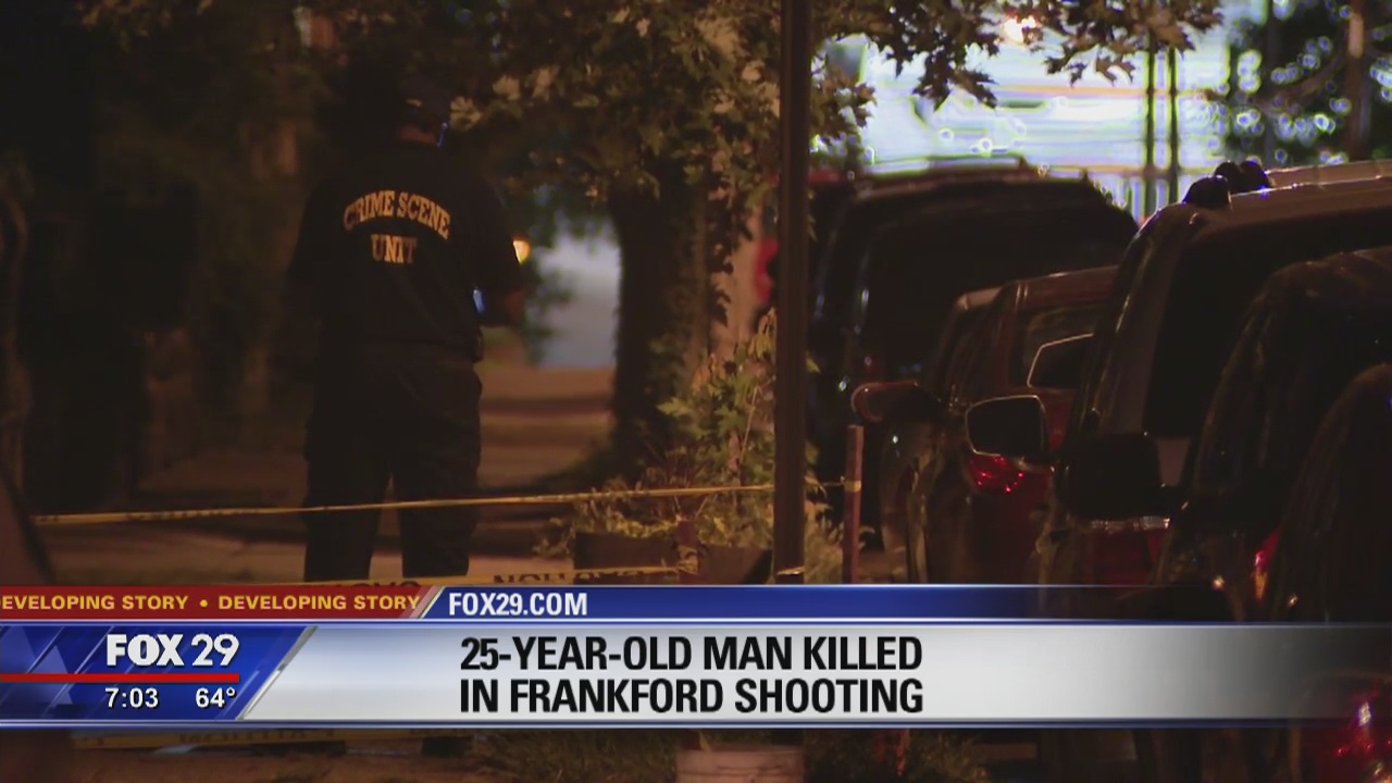 25-year-old man killed in Frankford shooting | FOX 29 Philadelphia