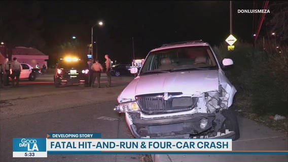 Suspected drunk driver arrested after hit-and-run, multi-car crash in Palmdale area