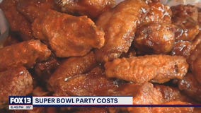 Super Bowl party costs