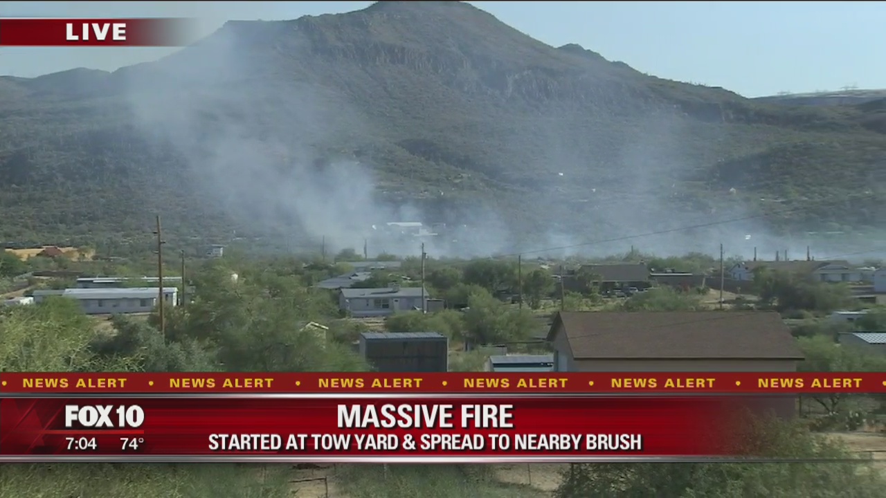 Fire in Black Canyon City