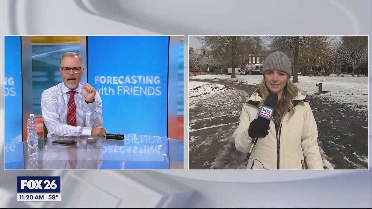 Forecasting With Friends - Snow storm moving across the country