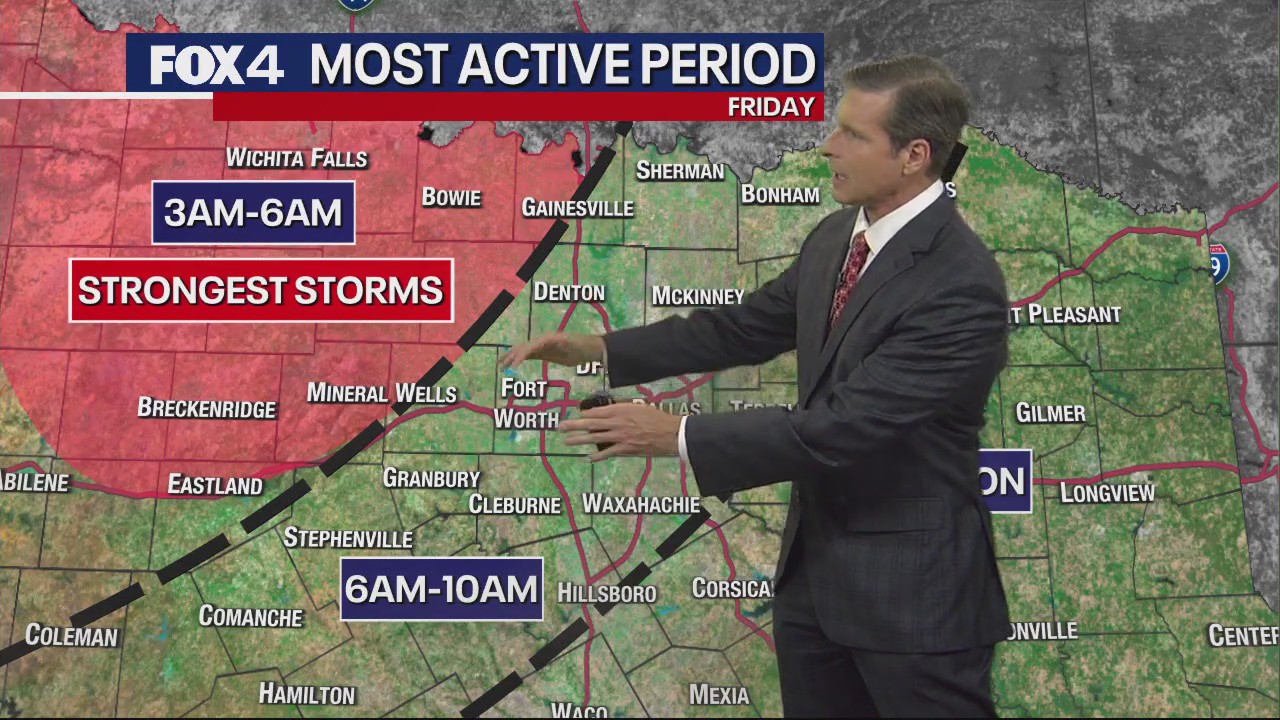 Dallas Weather: April 25 overnight forecast