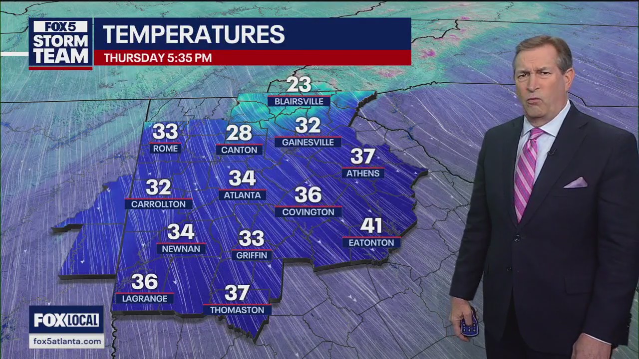 Thursday evening forecast