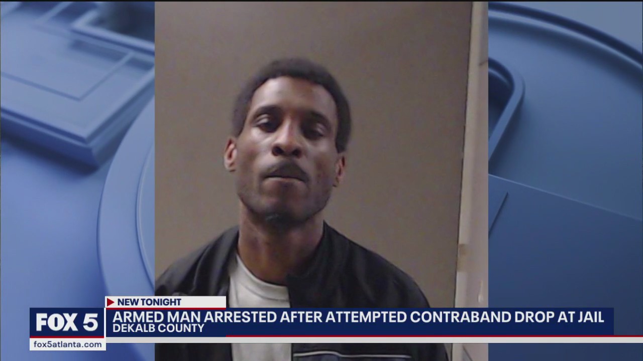 Armed man arrested after attempted contraband drop at jail | FOX 5 Atlanta