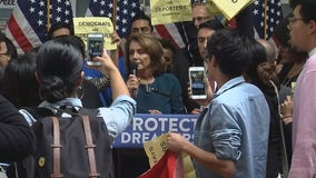 Pelosi leaves San Francisco event after young immigrants shout her down at podium