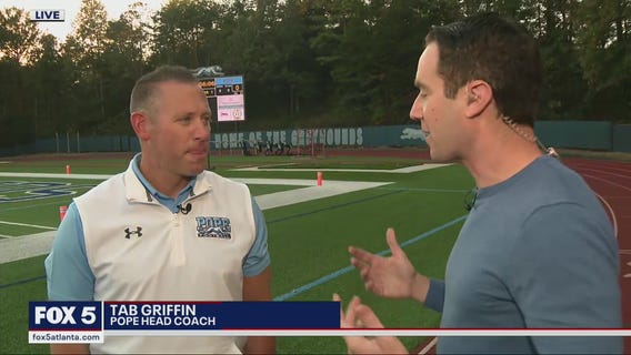 Pope head Coach Tab Griffin talks about his team's advantage over rival Lassiter