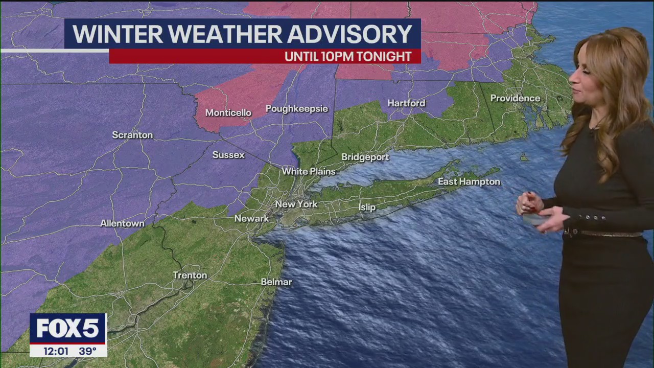 NYC weather: Winter Advisory | FOX 5 New York