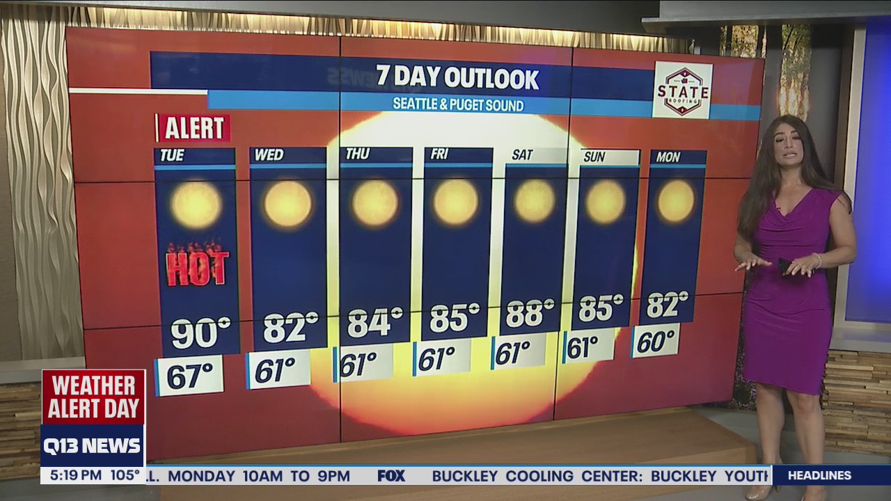 Seattle hits record temps again