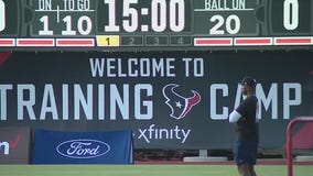 Houston Texans training camp under the lights