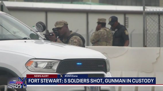 five soldiers shot at Fort Stewart, gunman in custody