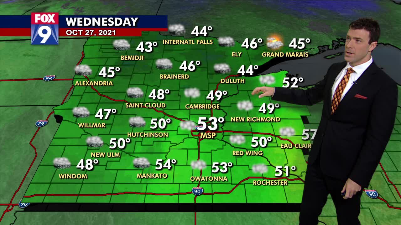 Friday's forecast: Here comes the rain