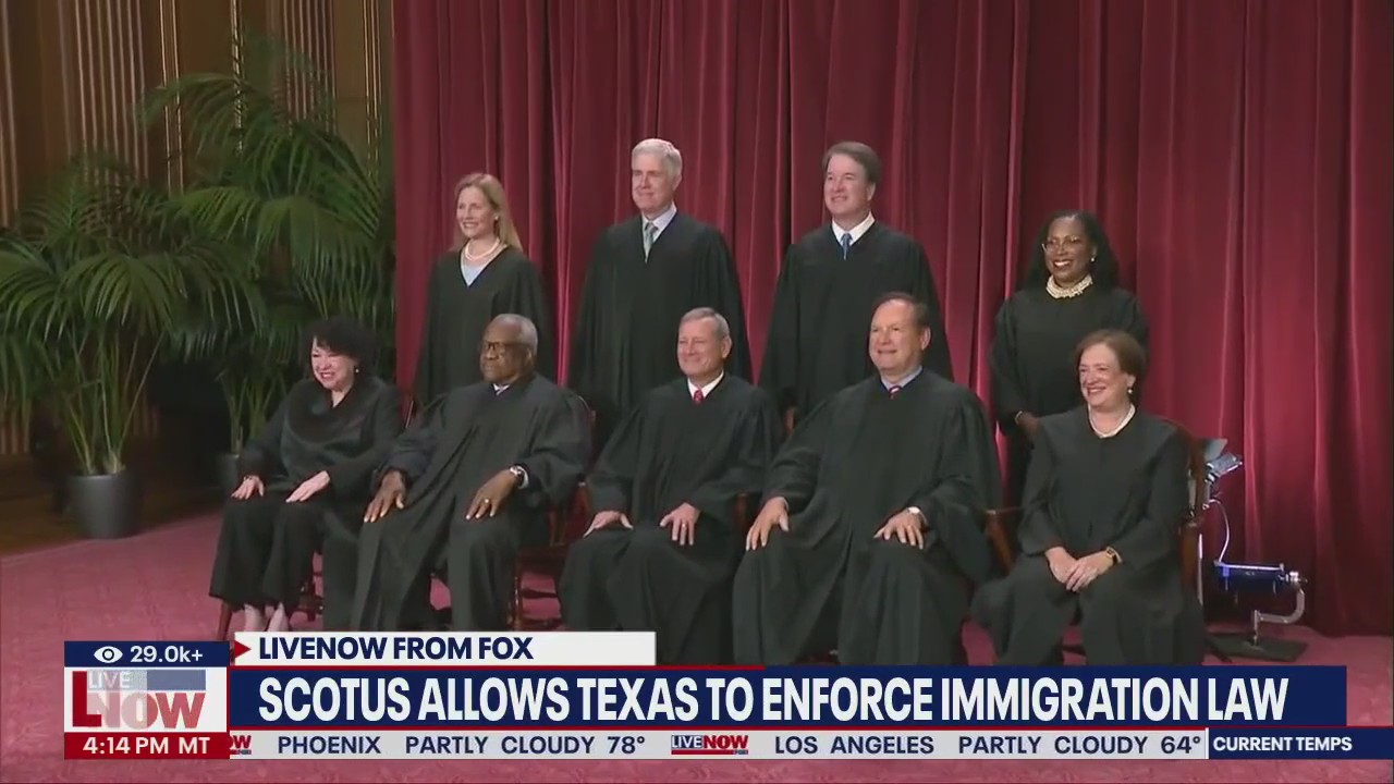 SCOTUS allows Texas law that allows officers to arrest migrants