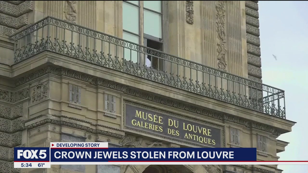 Thieves scale Louvre facade, steal Napoleon-era jewels in four minutes