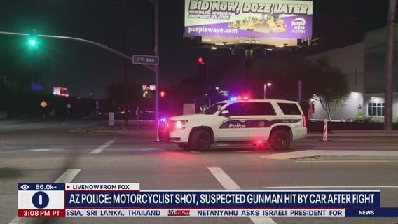 Wild road rage incident between Phoenix motorcyclists