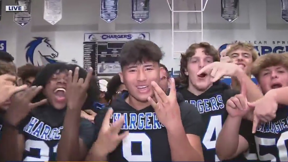 Clear Springs HS has Friday Football Fever!