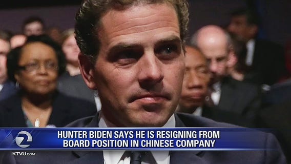 Hunter Biden says he is resigning from board position in Chinese company