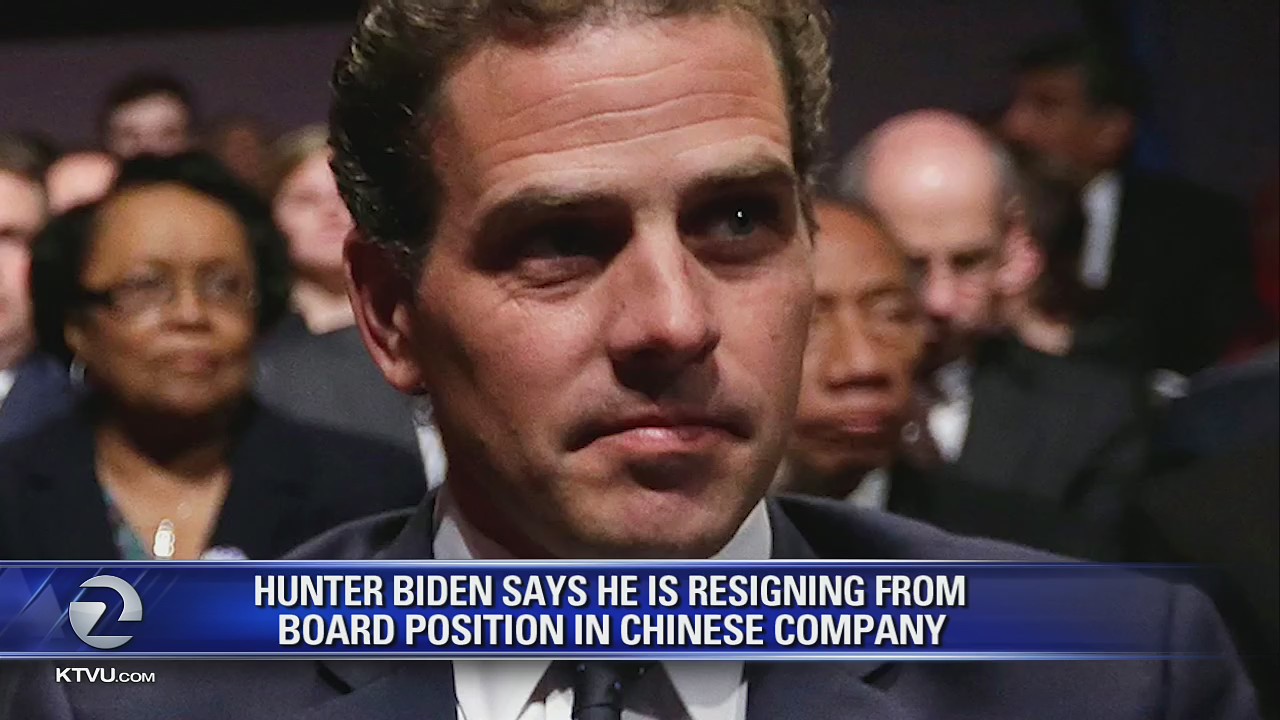 Hunter Biden says he is resigning from board position in Chinese company