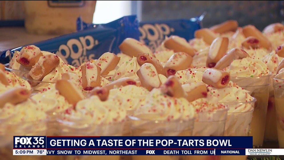 Getting a taste of the Pop-Tarts Bowl