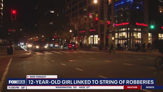 12-year-old girl accused of committing multiple robberies in DC