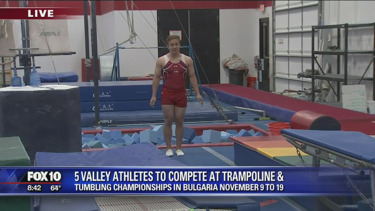 Cory's Corner: Trampoline and tumbling champs