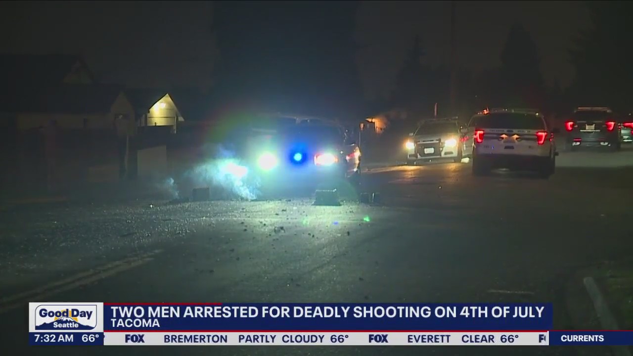 2 men arrested in Tacoma deadly 4th of July shooting | FOX 13 Seattle