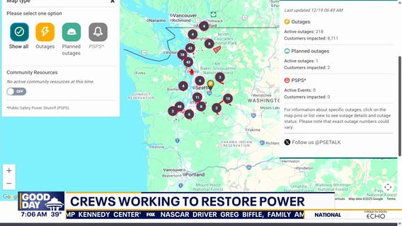 Thousands in WA still without power