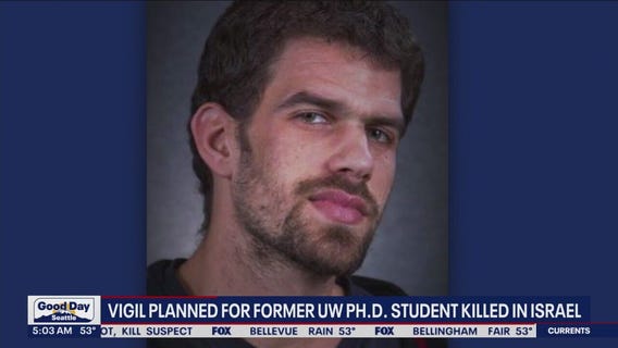 Vigil planned for former UW Ph.D student killed in Israel