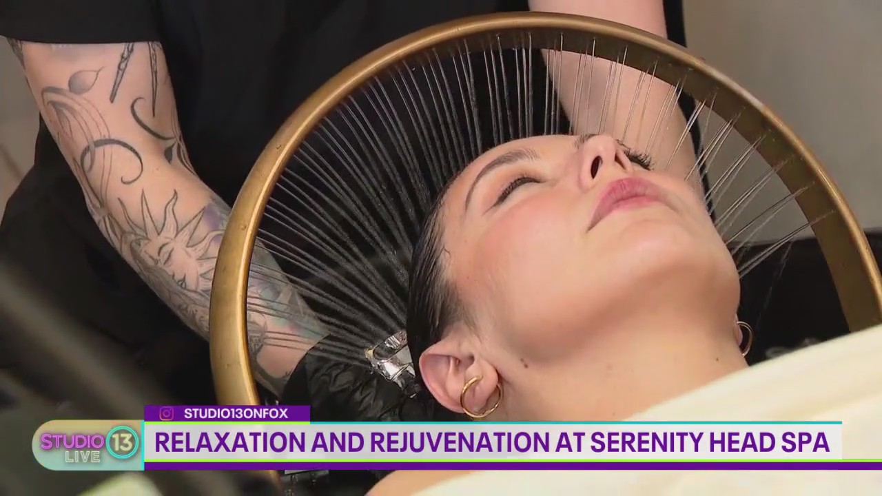 Relaxing scalp treatments at Serenity Head Spa