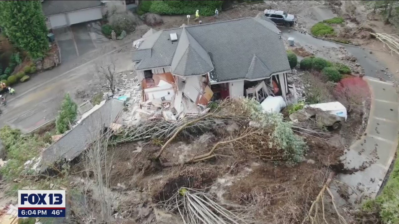 Record number of landslides reported in Washington