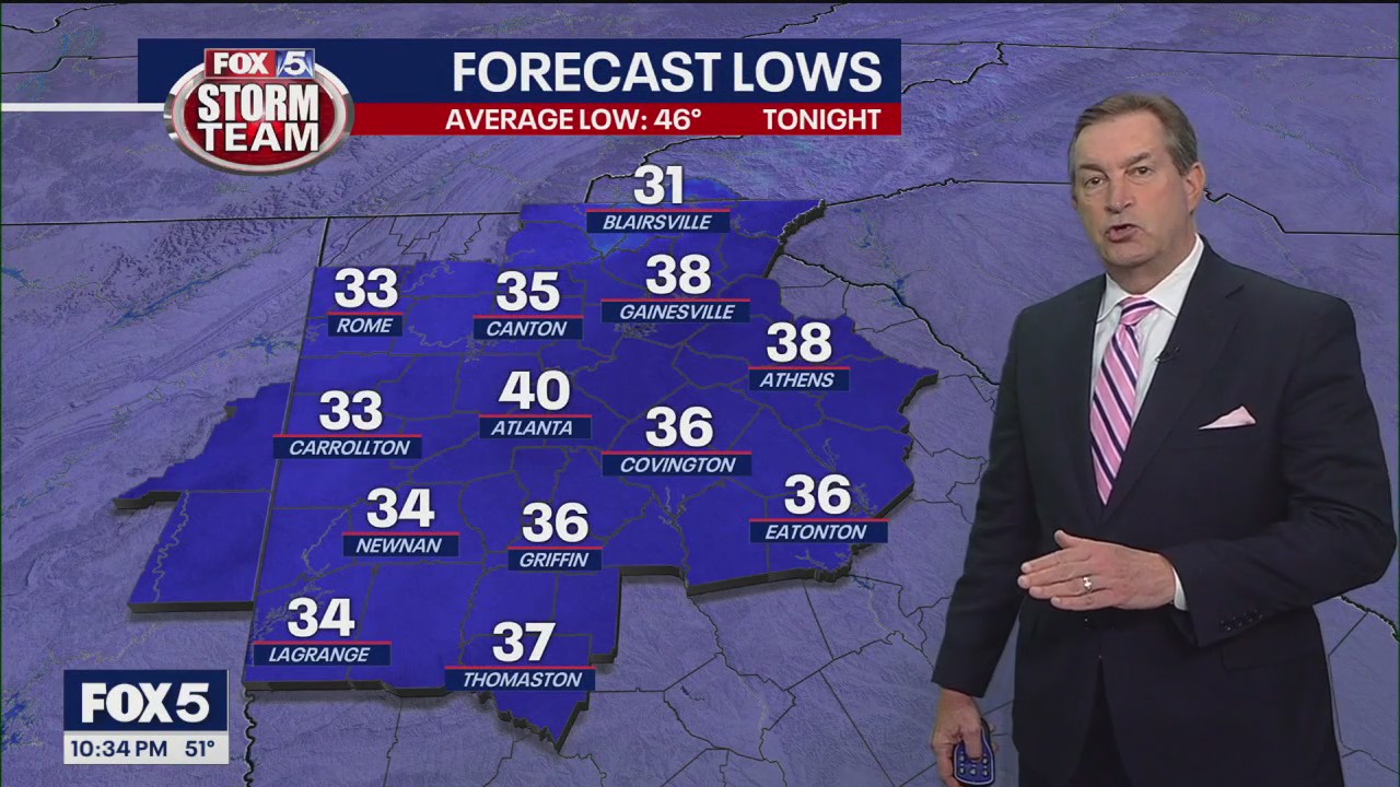 Tuesday night forecast | FOX 5 Atlanta