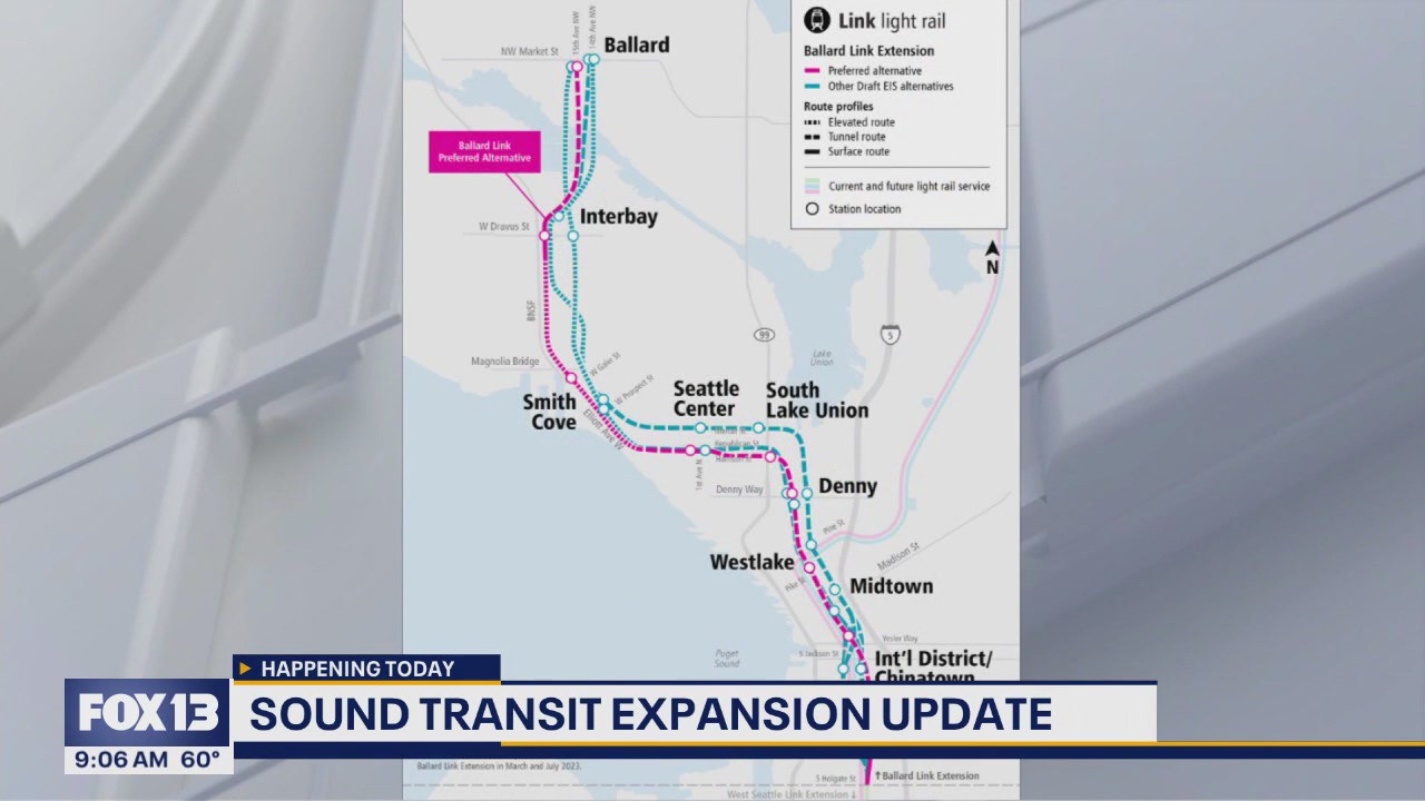 Sound Transit expansion update in Seattle