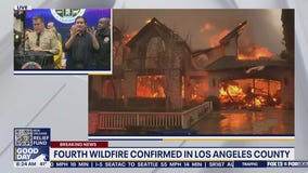 4 wildfires burning in Los Angeles County