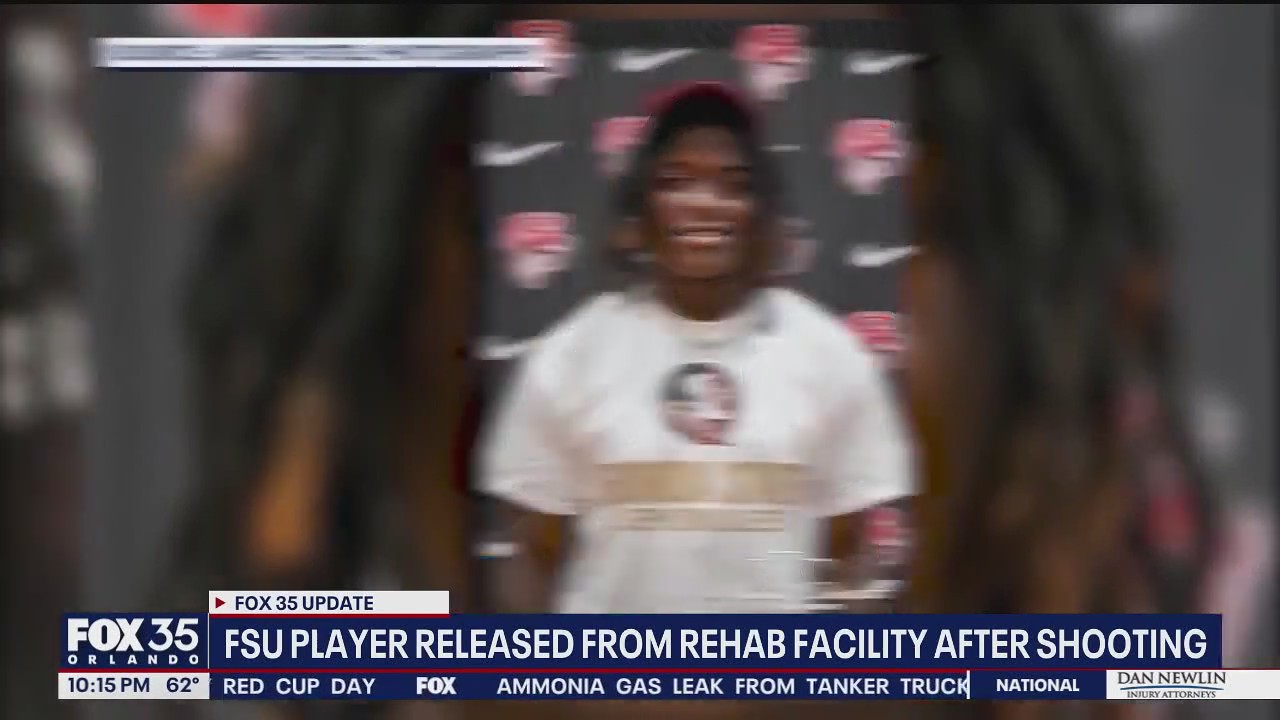FSU football player Ethan Pritchard leaves rehab