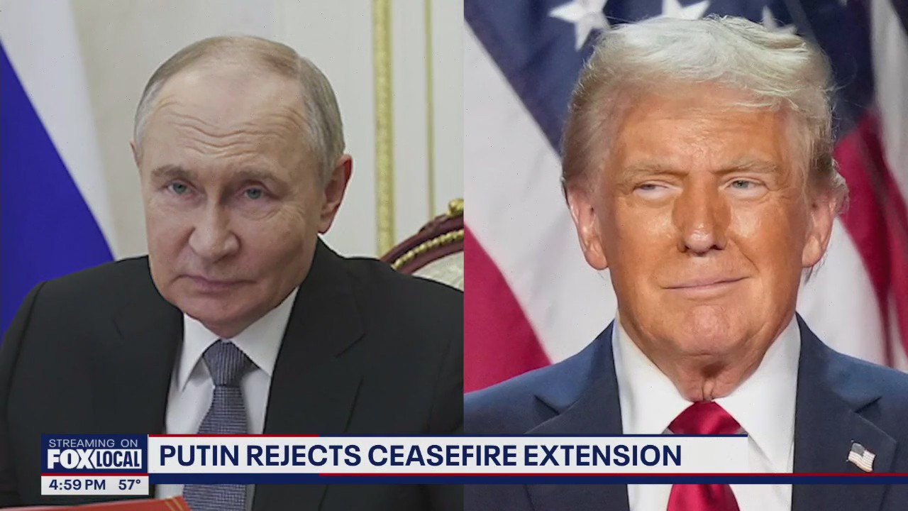 Putin rejects Trump's attempt at ceasefire extension