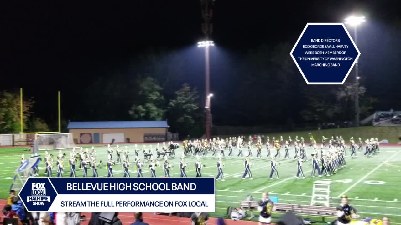 FOX LOCAL Halftime Show: Bellevue High School Marching Band