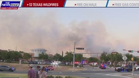 12 wildfires spark across Texas