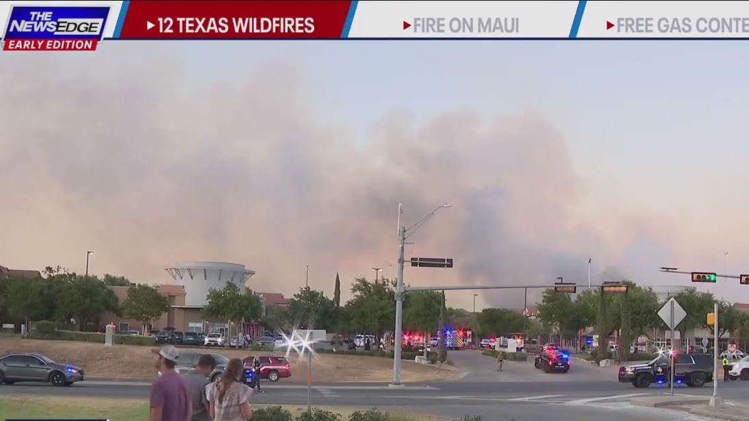 12 wildfires spark across Texas
