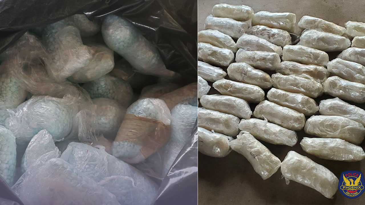 Phoenix man finds bag full of fentanyl and meth on his property, police ...
