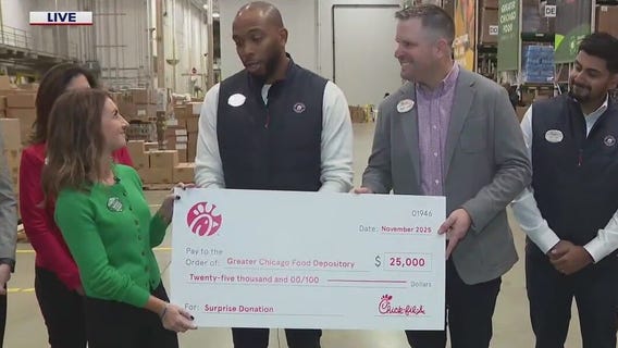 Chick-Fil-A owners make big donation to Greater Chicago Food Depository