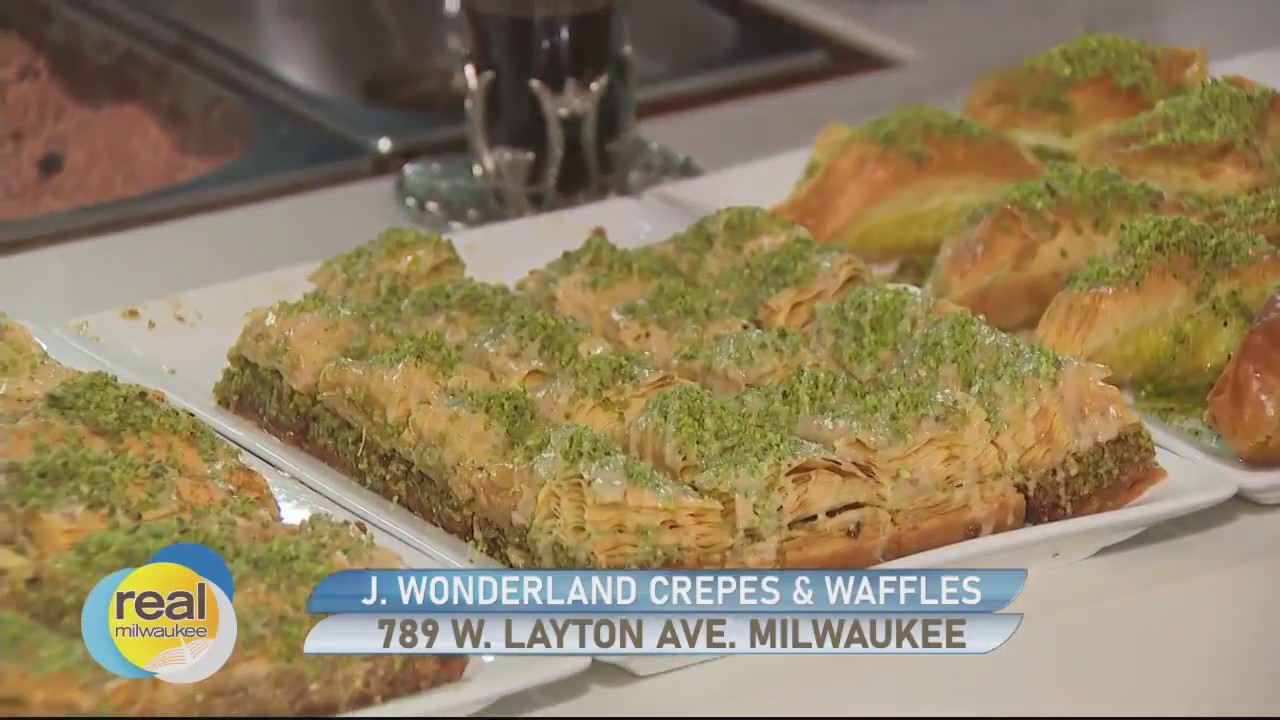 Ever-expanding menu at J. Wonderland Crepes & Waffles