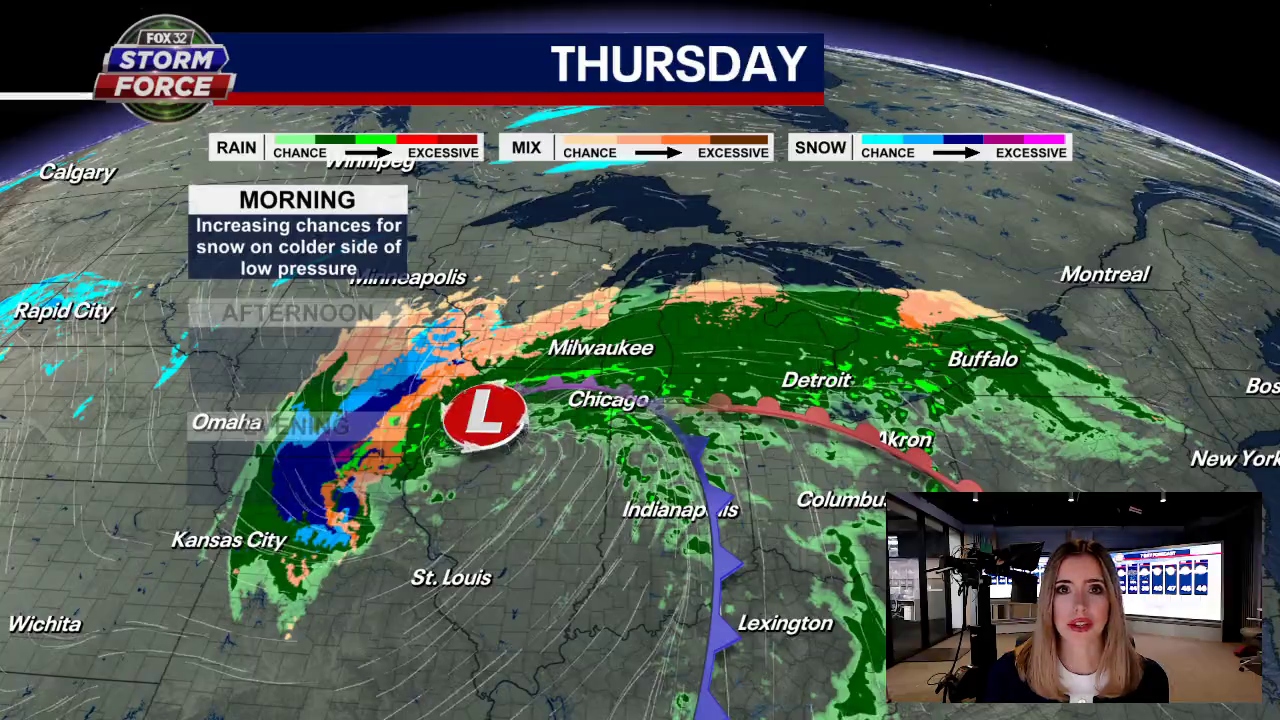 Drenching rain, high winds in store for Chicago area