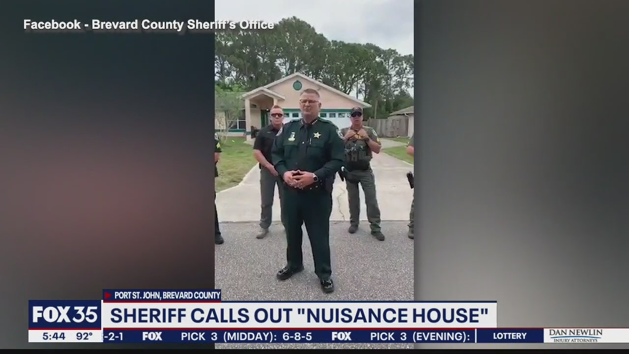 Sheriff calls out 'nuisance house' on social media