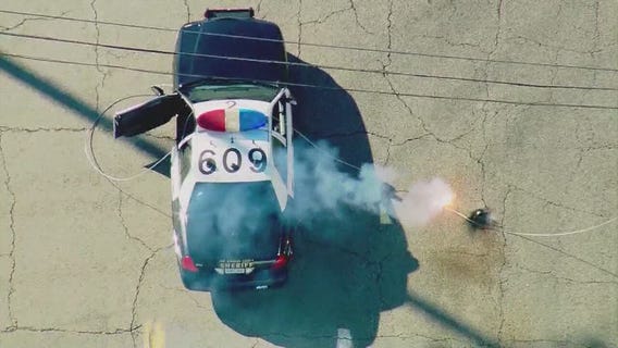 Deputy injured in crash, collapsed live wires