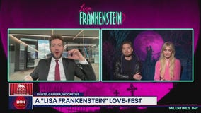 Kevin talks with Lisa Frankenstein stars Cole Sprouse and Kathryn Newton