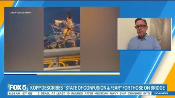 Man on Brooklyn Bridge during deadly boat crash: 'Chaos on the masts'