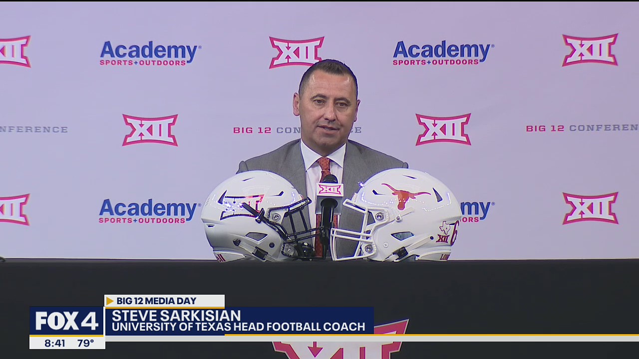 Longhorns new coach meets with reporters for the first time