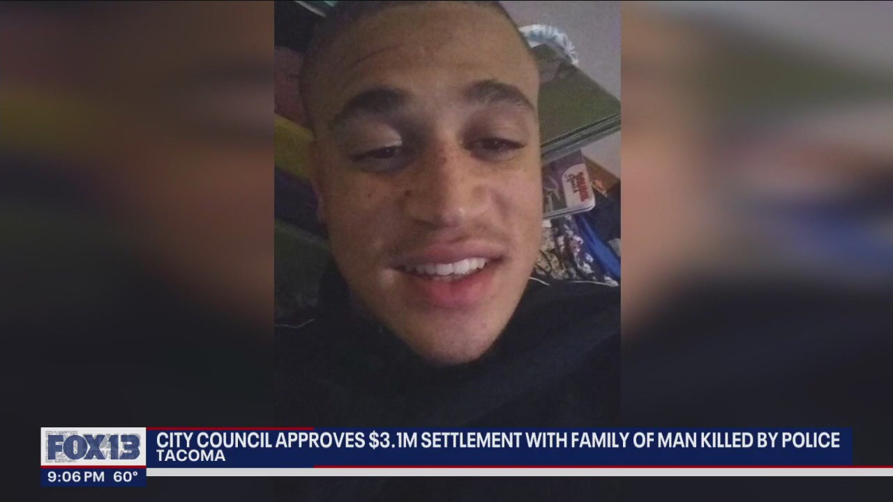 Tacoma City Council approves $3.1 million settlement with family of man killed by police