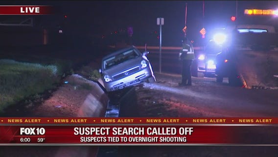 Search for suspects tied to overnight shooting called off