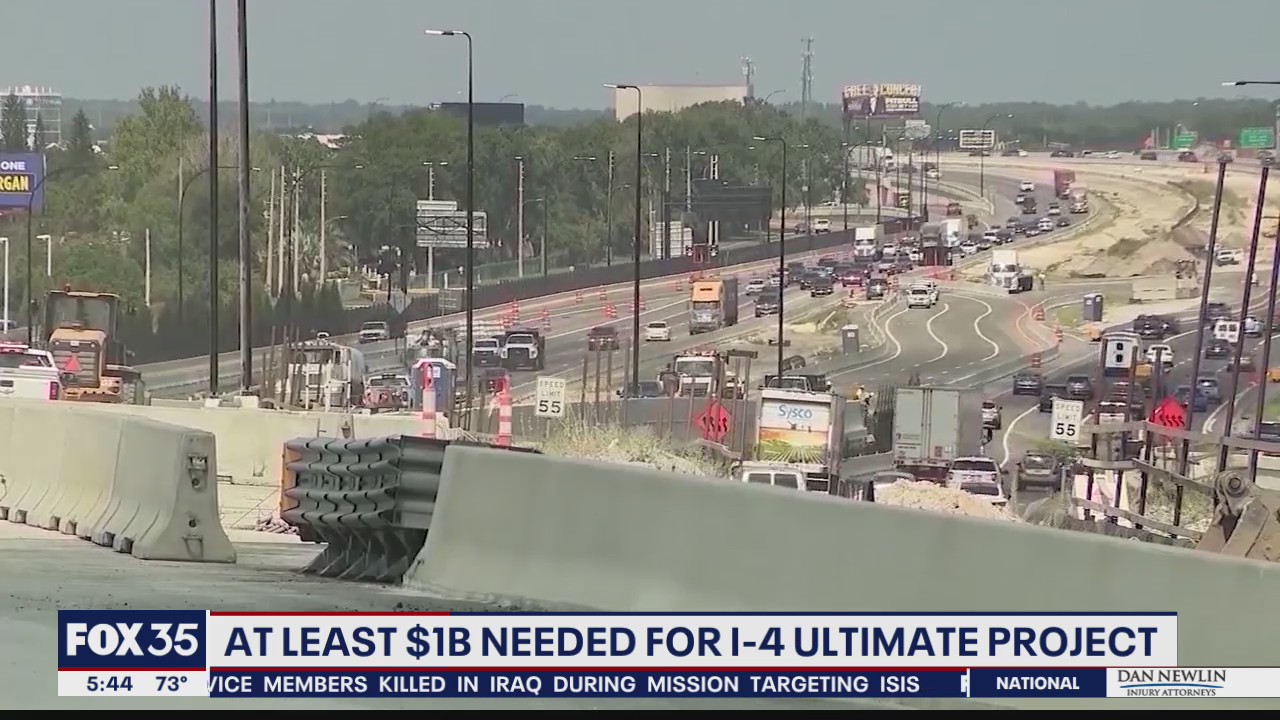 At least $1 billion needed for Beyond I-4 Ultimate Project